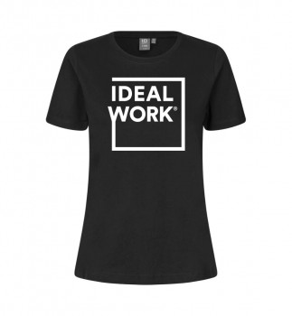 IDEAL WORK R-SHIRT DAMEN BLACK | yam yam world