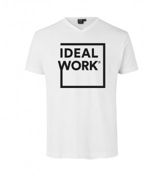IDEAL WORK V-SHIRT HERREN WHITE | yam yam world