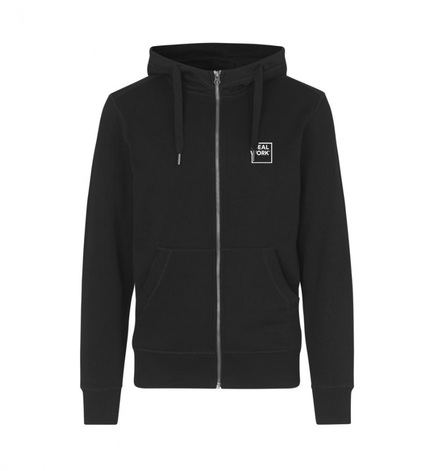 IDEAL WORK ZIP-HOODY HERREN BLACK