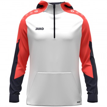 Jako 6770 ZIP HOODIE weiss | yam yam world