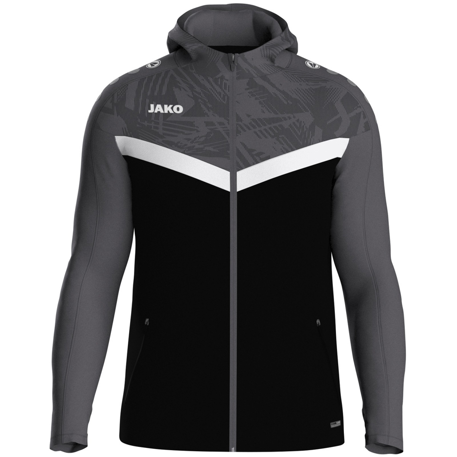 Jako 6824 TRAININGSJACKE MIT KAPUZE schwarz