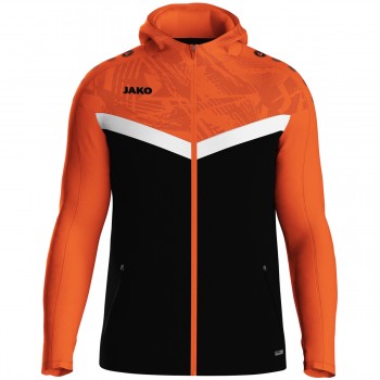 Jako 6824 TRAININGSJACKE MIT KAPUZE schwarz | yam yam world