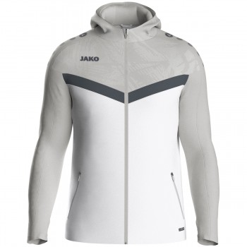 Jako 6824 TRAININGSJACKE MIT KAPUZE weiss | yam yam world