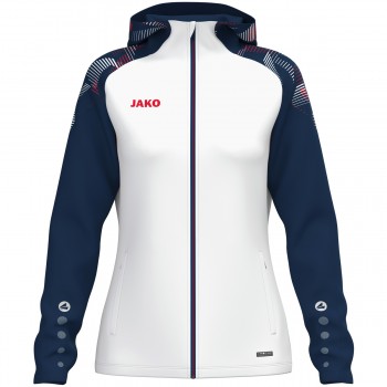 Jako 6826D TRAININGSJACKE MIT KAPUZE weiss | yam yam world