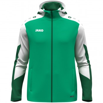 Jako 6870 TRAININGSJACKE MIT KAPUZE gr�n | yam yam world