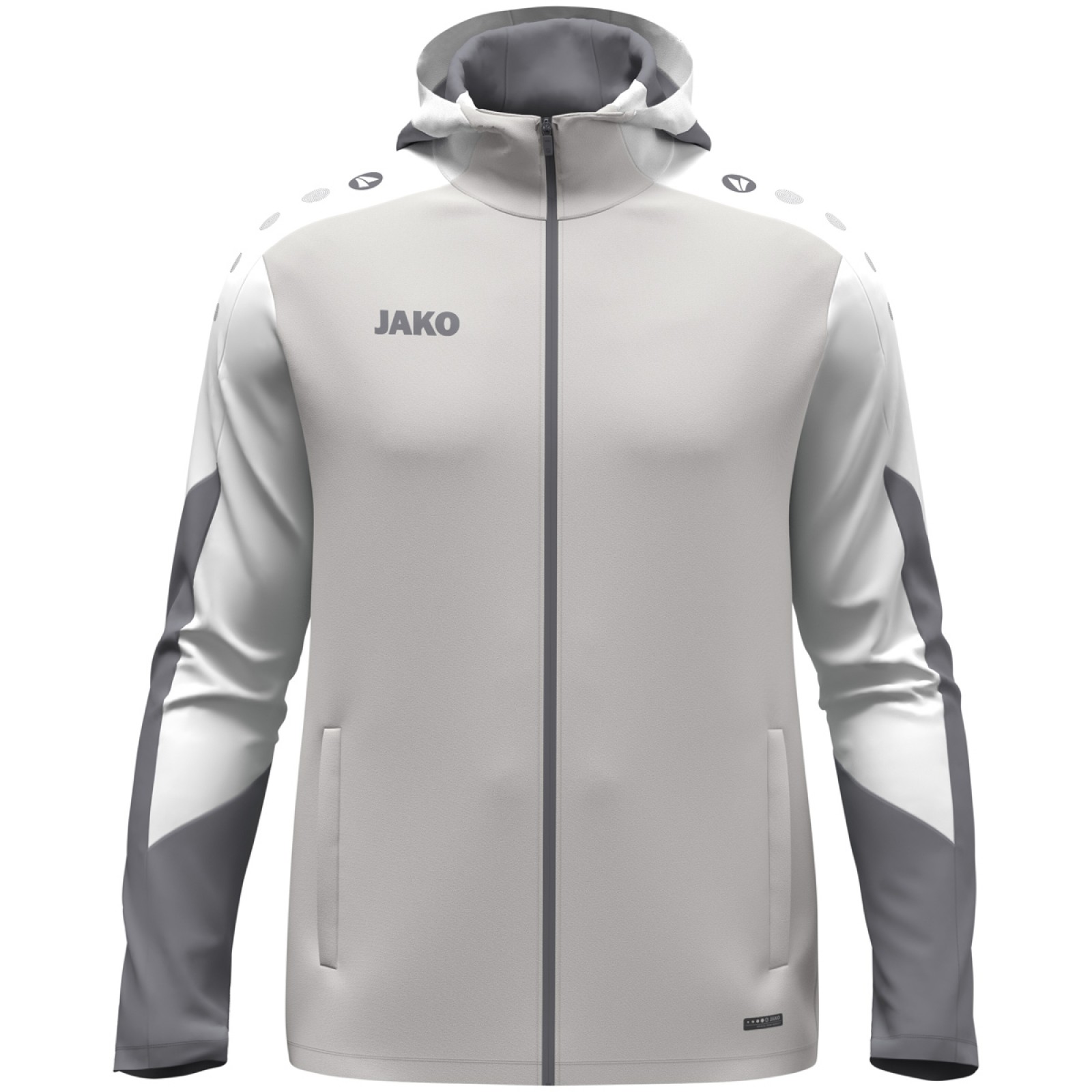 Jako 6870 TRAININGSJACKE MIT KAPUZE grau
