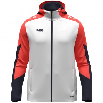 Jako 6870 TRAININGSJACKE MIT KAPUZE weiss | yam yam world
