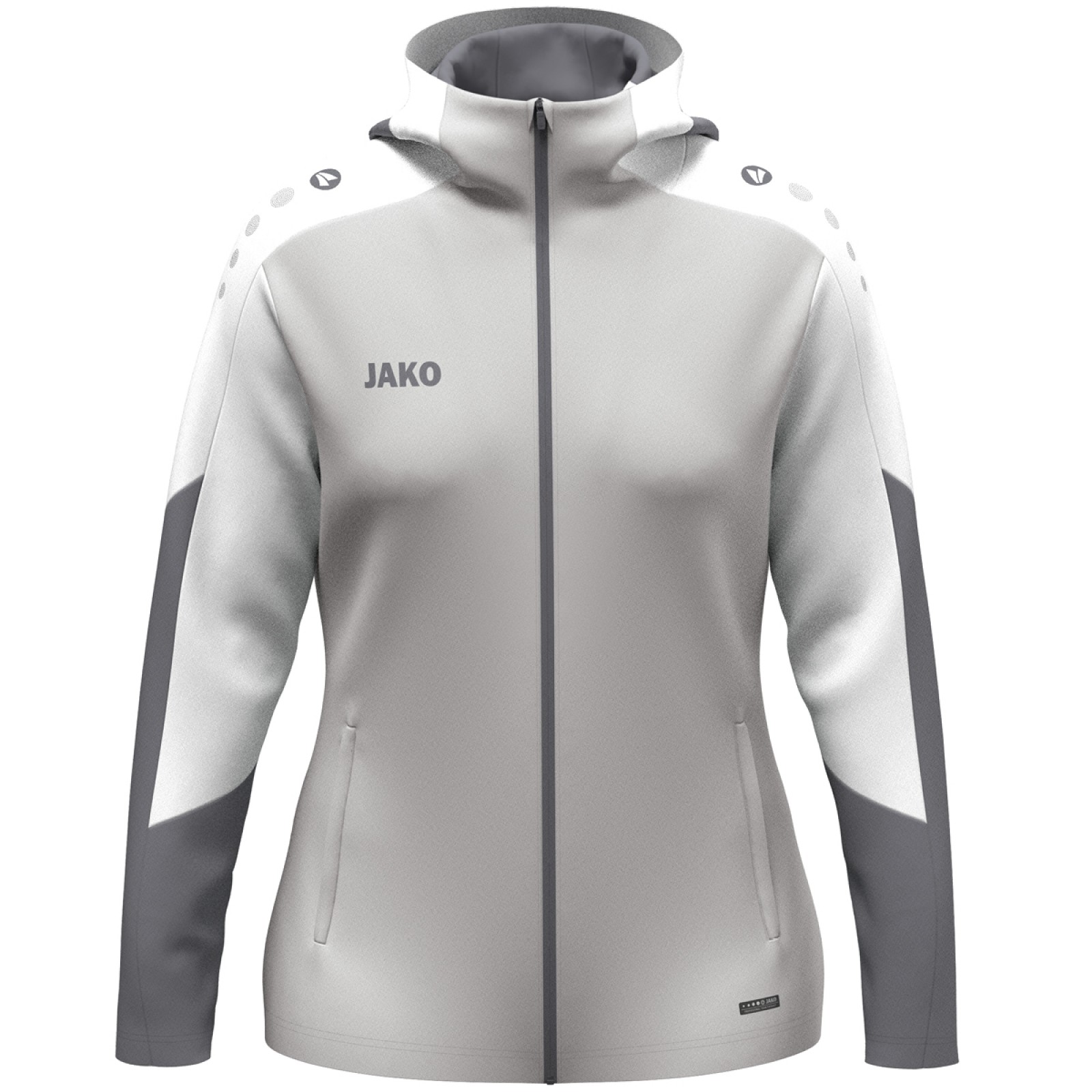 Jako 6870D TRAININGSJACKE MIT KAPUZE grau