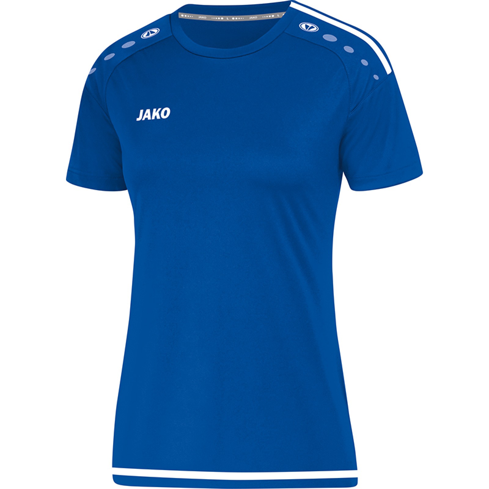 JAKO Maglia Striker KA Unisex – Nero/Bianco – 100% Poliestere – Inserti A Contrasto – Taglia 152 (Produttore: XL)