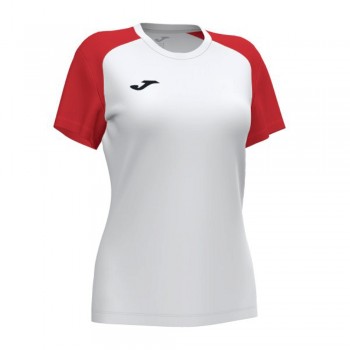 Joma ACADEMY IV SHORT SLEEVE T-SHIR T-SHIRT weiss