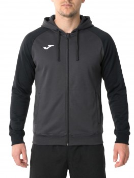 Joma ACADEMY IV ZIP-UP HOODIE ANTHR KAPUZENJACKE grau