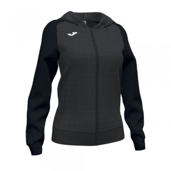 Joma ACADEMY IV ZIP-UP HOODIE ANTHR KAPUZENJACKE grau