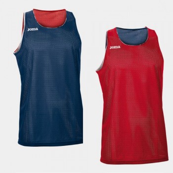 Joma ARO SLEEVELESS SHIRT RED NAVY TRIKOT rot