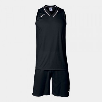 Joma ATLANTA SET BLACK WHITE Trikot Sets schwarz