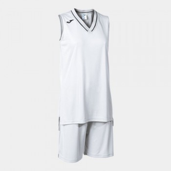 Joma ATLANTA SET WHITE BLACK Trikot Sets weiss