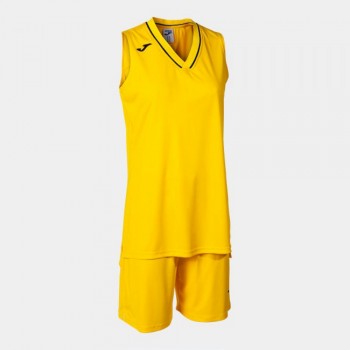Joma ATLANTA SET YELLOW BLACK Trikot Sets gelb