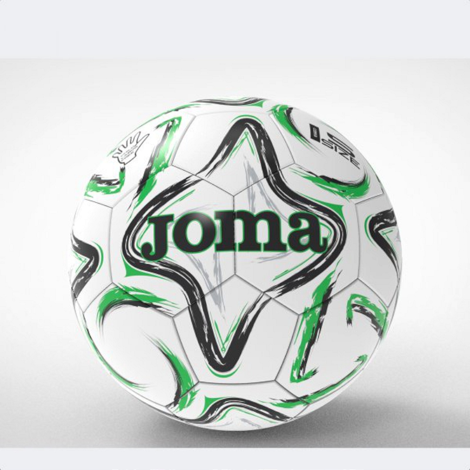 Joma BAL�N EGEO II NEGRO VERDE FLU SPIELBALL GR.5 schwarz