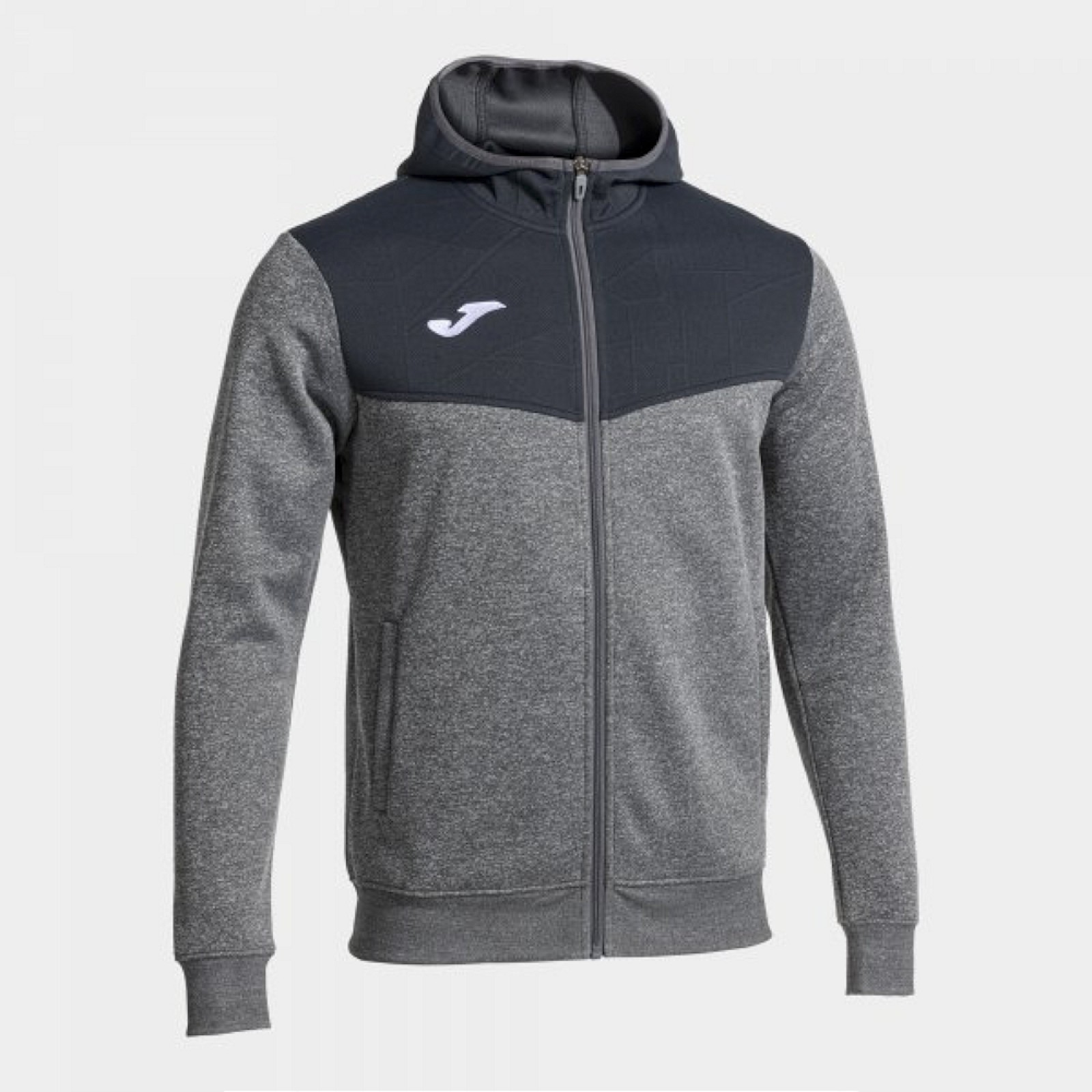Joma CAMPUS STREET ZIP-UP HOODIE ME SWEATSHIRT grau