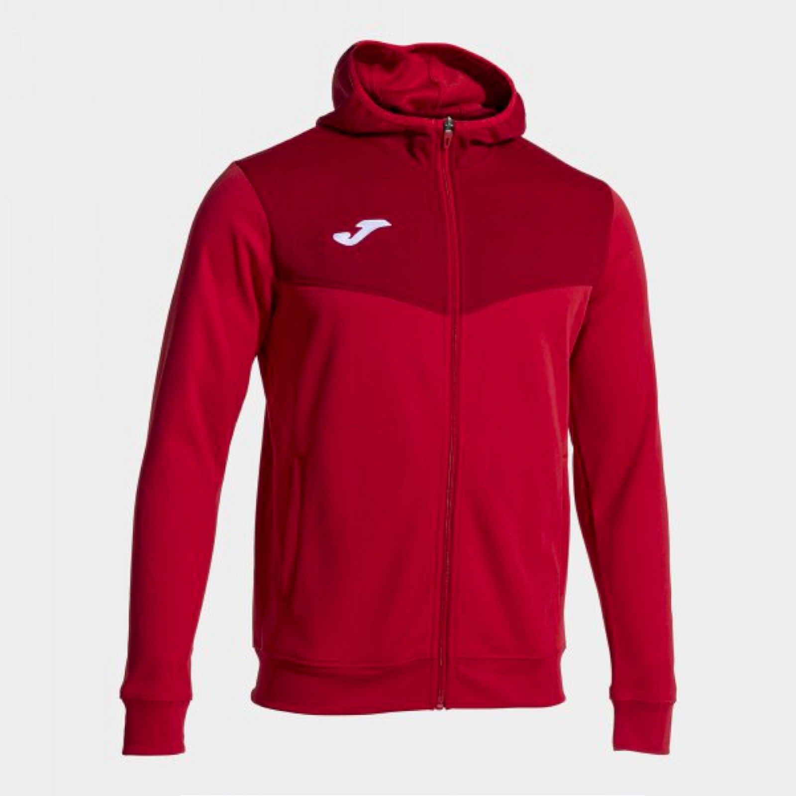Joma CAMPUS STREET ZIP-UP HOODIE RE SWEATSHIRT rot