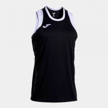 Joma CANCHA SLEEVELESS SHIRT BLACK TRIKOT schwarz