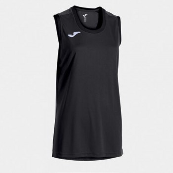 Joma CANCHA SLEEVELESS SHIRT BLACK TRIKOT schwarz