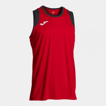 Joma CANCHA SLEEVELESS SHIRT RED BL TRIKOT rot
