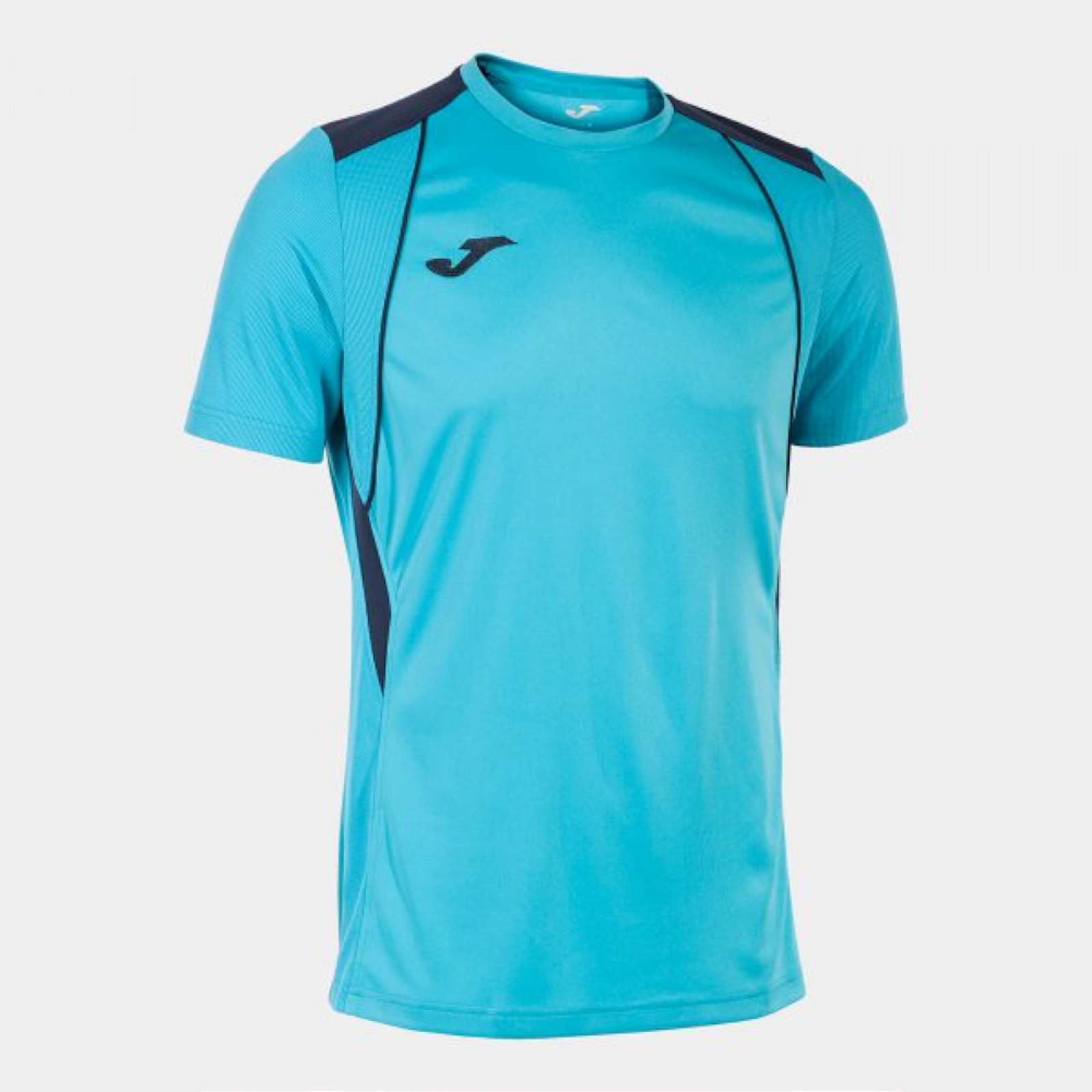 Joma CHAMPIONSHIP VII SHORT SLEEVE T-SHIRT neon-blau