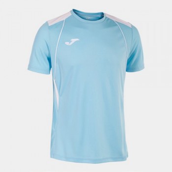 Joma CHAMPIONSHIP VII SHORT SLEEVE T-Shirts blau