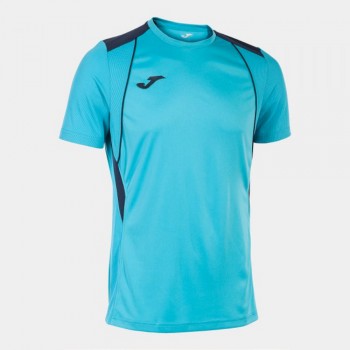 Joma CHAMPIONSHIP VII SHORT SLEEVE T-Shirts neon-blau