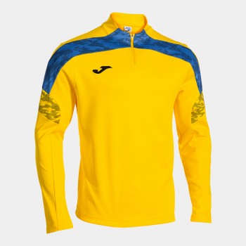 Joma CHAMPIONSHIP VIII SWEATSHIRT Y ZIPTOP gelb