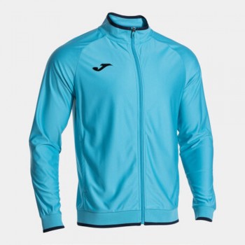 Joma COMBI PREMIUM FULL ZIP SWEATSH TRAININGSJACKE neon-blau