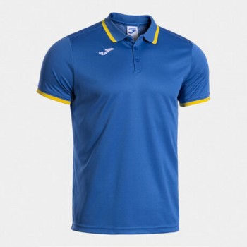 Joma COMBI PREMIUM SHORT SLEEVE POL POLOSHIRT blau