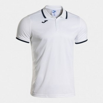 Joma COMBI PREMIUM SHORT SLEEVE POL POLOSHIRT weiss