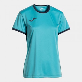 Joma COMBI PREMIUM SHORT SLEEVE T-S T-SHIRT neon-blau