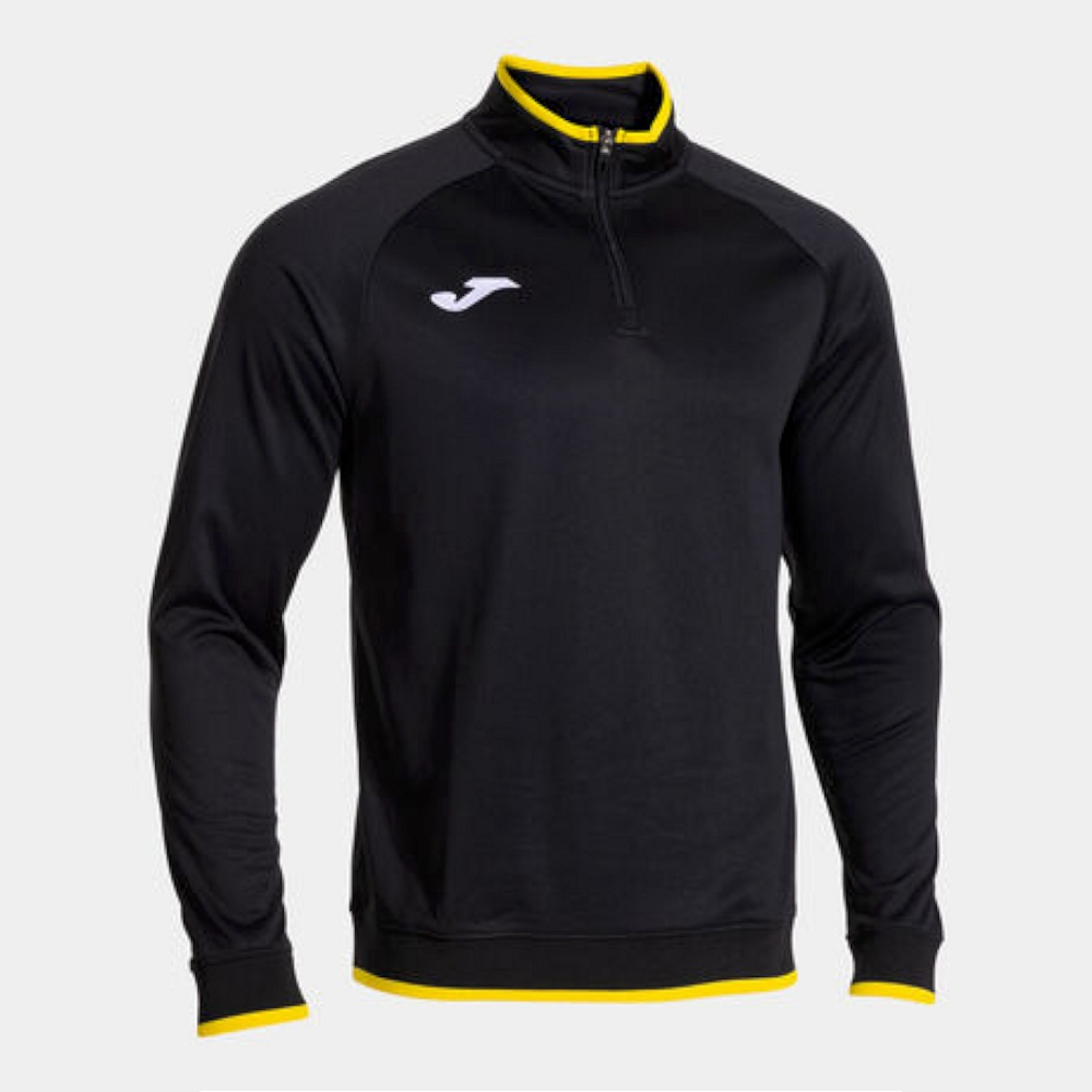 Joma COMBI PREMIUM SWEATSHIRT BLACK ZIPTOP schwarz