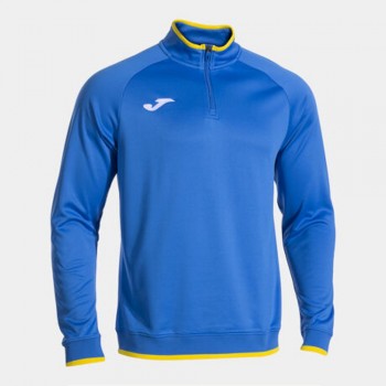Joma COMBI PREMIUM SWEATSHIRT ROYAL ZIPTOP blau