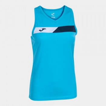 Joma COURT SLEEVELESS SHIRT FLUOR T Tanktops neon-blau