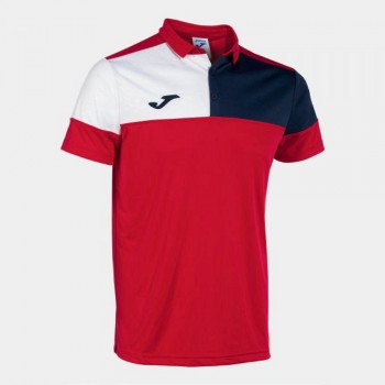 Joma CREW V SHORT SLEEVE POLO RED N Poloshirts rot