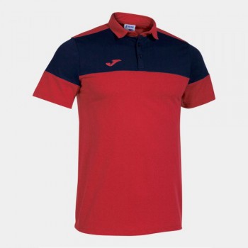 Joma CREW V SHORT SLEEVE POLO RED N Poloshirts rot