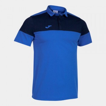 Joma CREW V SHORT SLEEVE POLO ROYAL Poloshirts blau