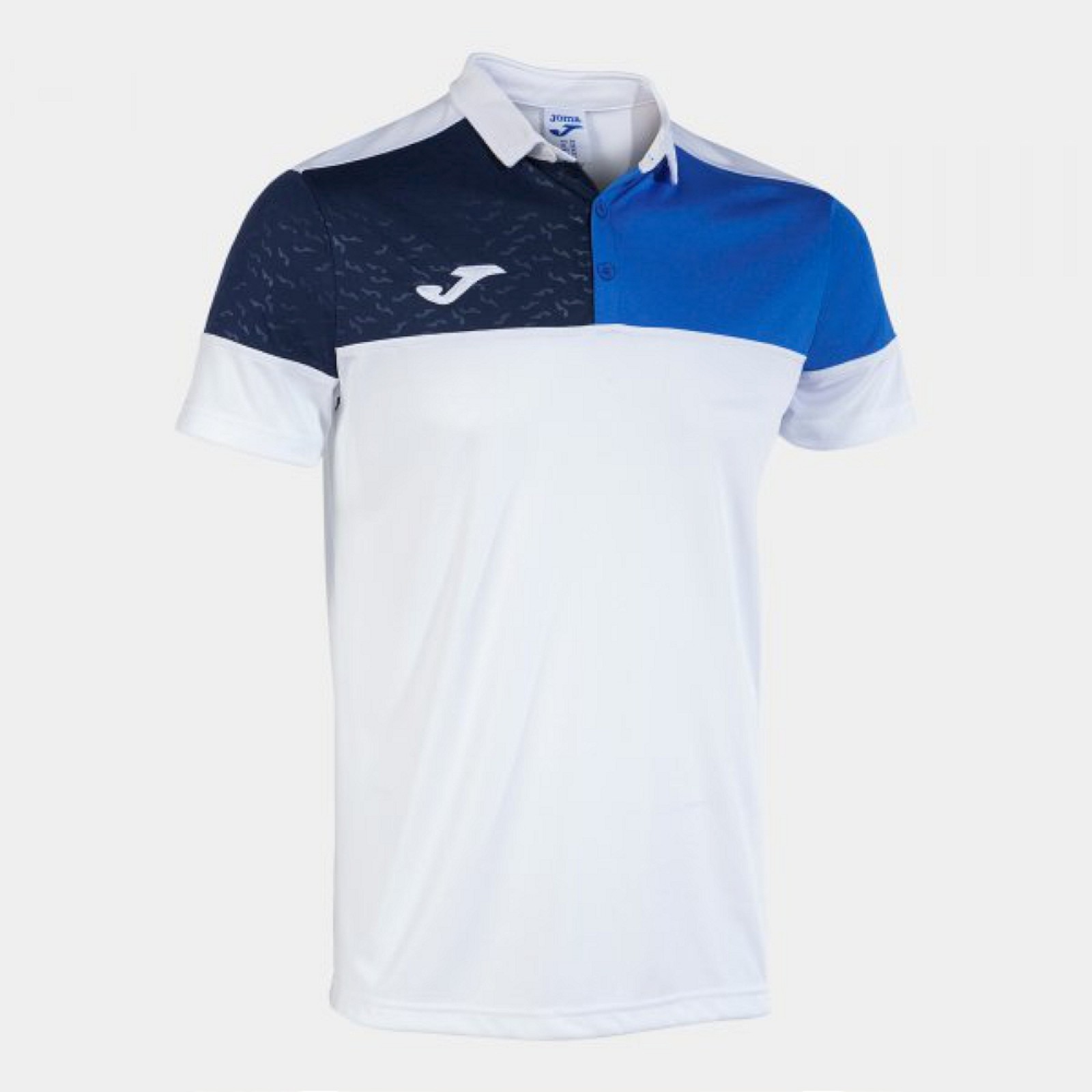 Joma CREW V SHORT SLEEVE POLO WHITE POLOSHIRT weiss