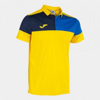 Joma CREW V SHORT SLEEVE POLO YELLO Poloshirts gelb