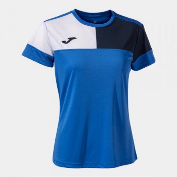 Joma CREW V SHORT SLEEVE T-SHIRT RO T-Shirts blau