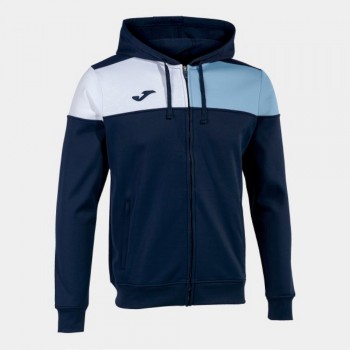 Joma CREW V ZIP-UP HOODIE NAVY SKY Sweatjacken navy