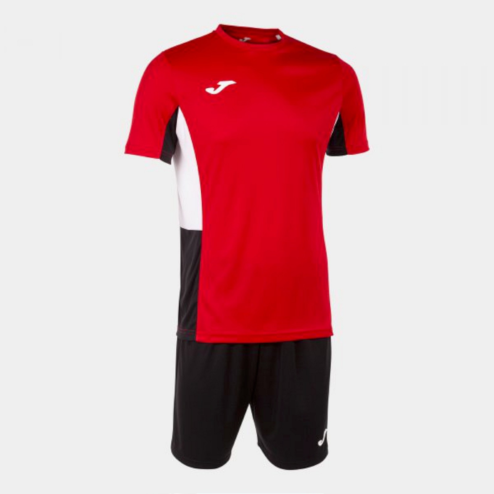 Joma DANUBIO II SET RED BLACK WHITE TRIKOTSET rot