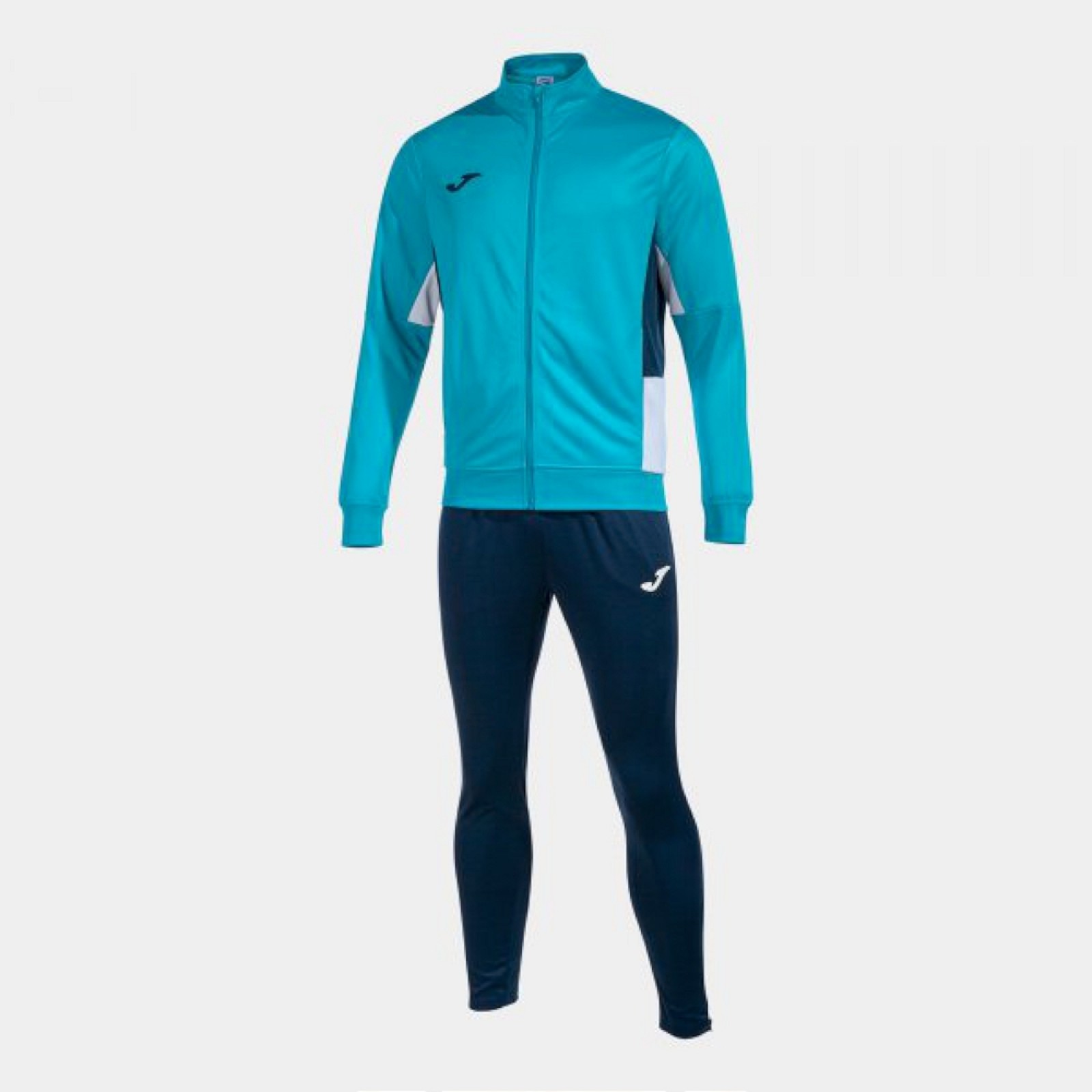 Joma DANUBIO II TRACKSUIT FLUOR TUR TRAININGSANZUG neon-blau