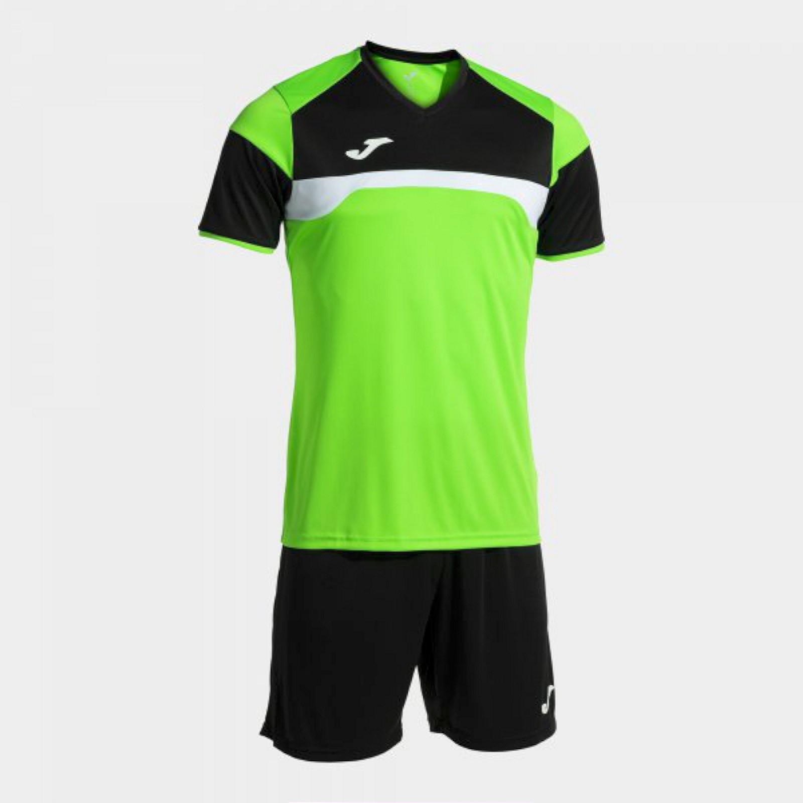 Joma DANUBIO III SET FLUOR GREEN BL TRIKOTSET gr�n