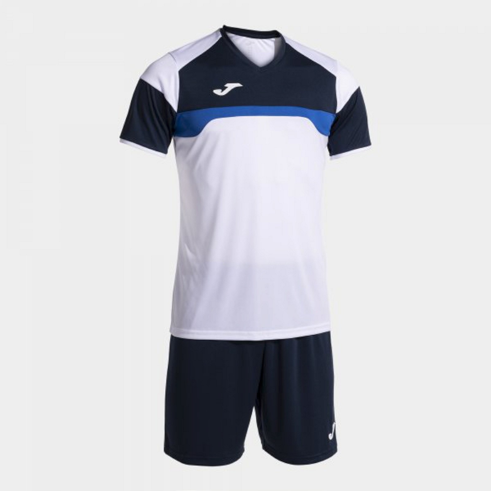 Joma DANUBIO III SET WHITE NAVY TRIKOTSET weiss