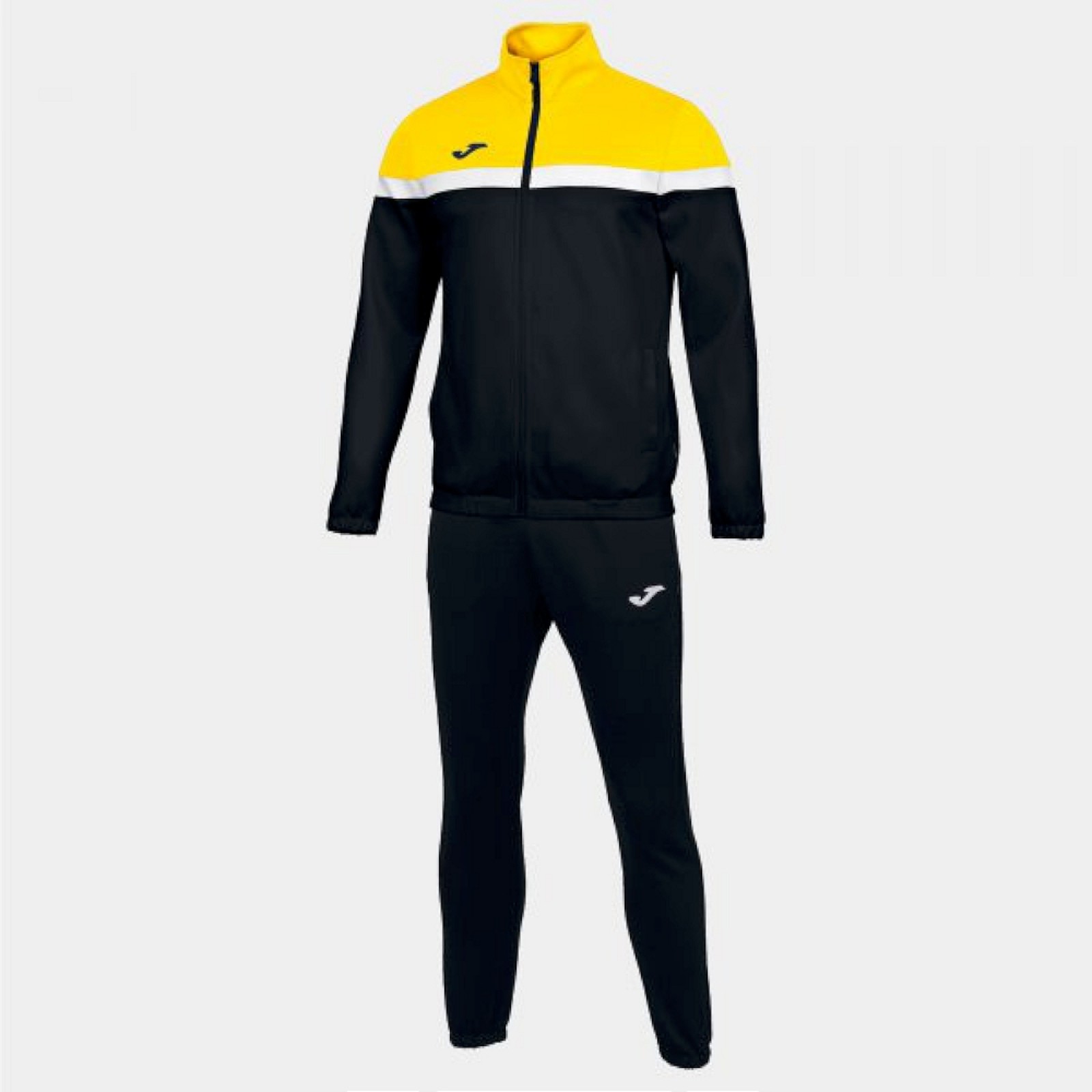 Black yellow tracksuit on sale