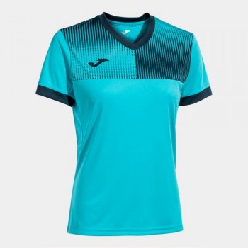 Joma ECO SUPERNOVA SHORT SLEEVE T-S T-Shirts neon-blau